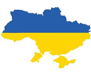 Le drapeau d'Ukraine